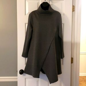 Minibee Long Sleeve Turtle Neck Sweater Dress, Size L